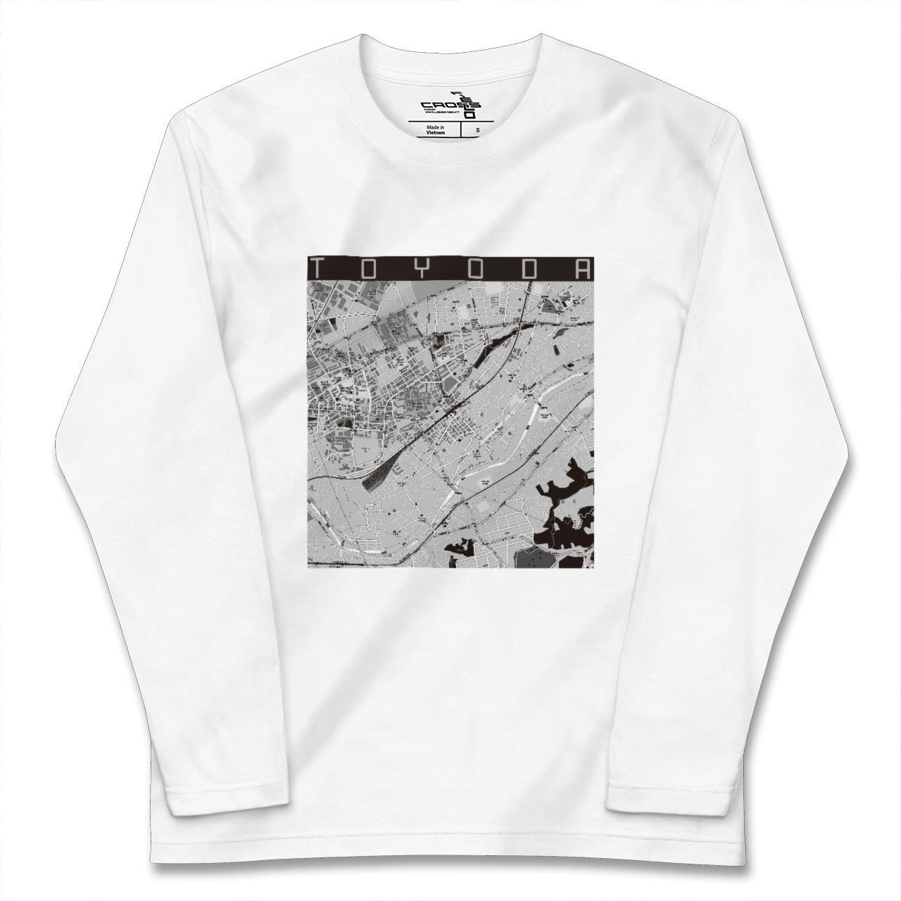 【豊田(東京都)】地図柄ロングスリーブTシャツ