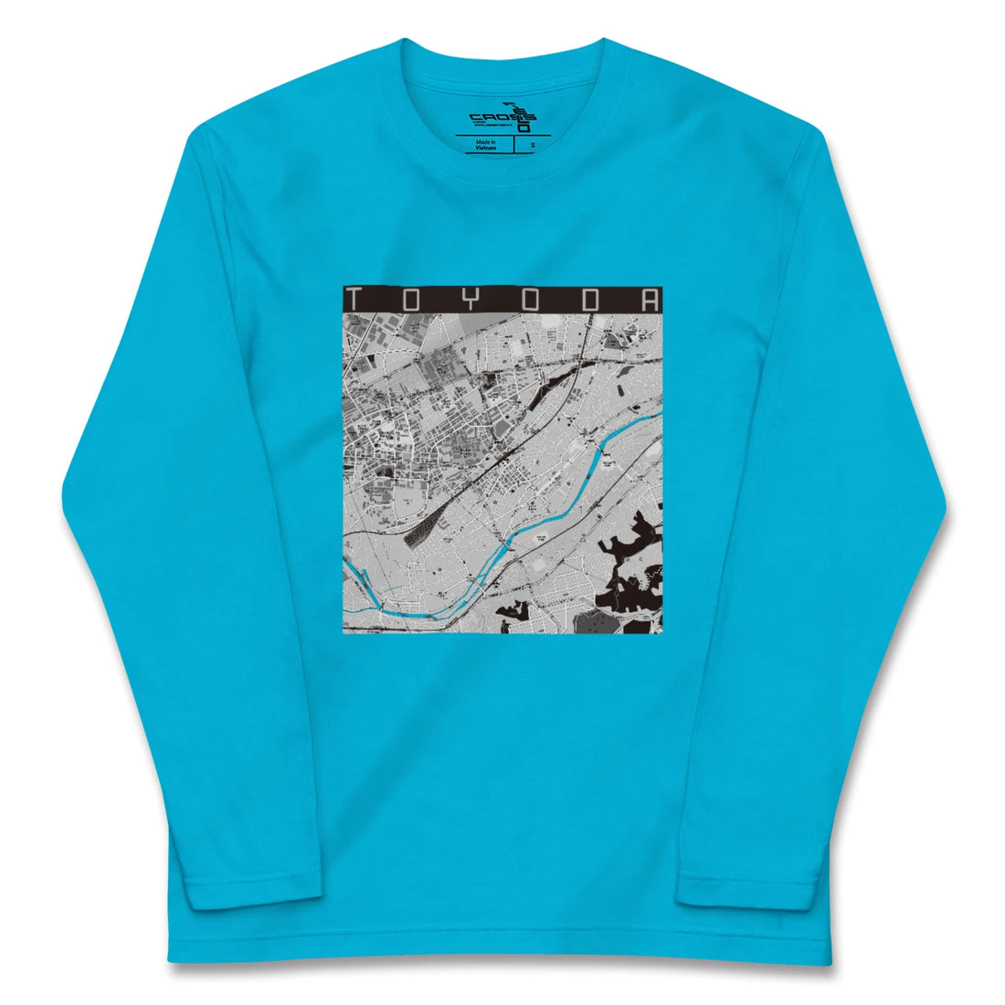 【豊田(東京都)】地図柄ロングスリーブTシャツ