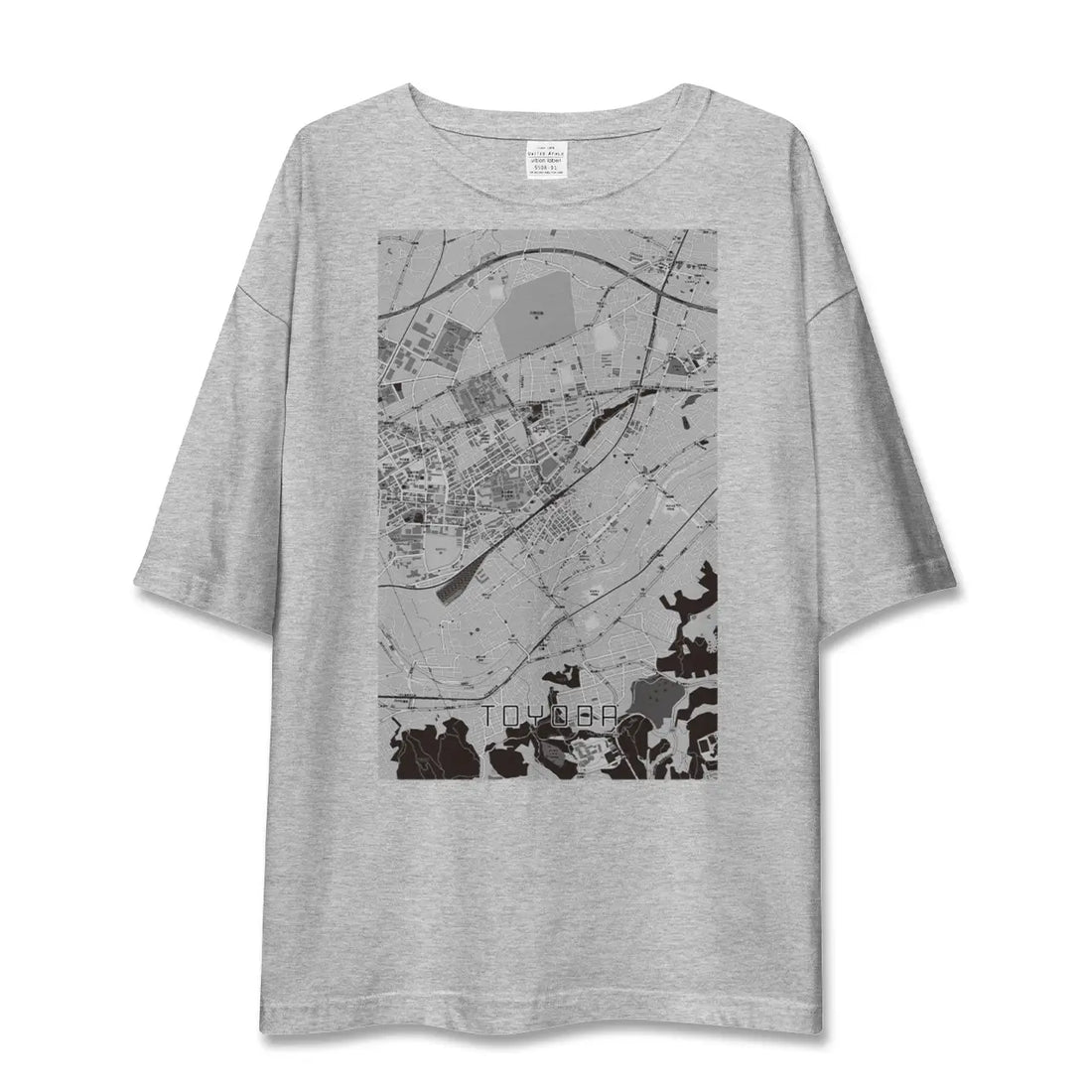 【豊田(東京都)】地図柄ビッグシルエットTシャツ