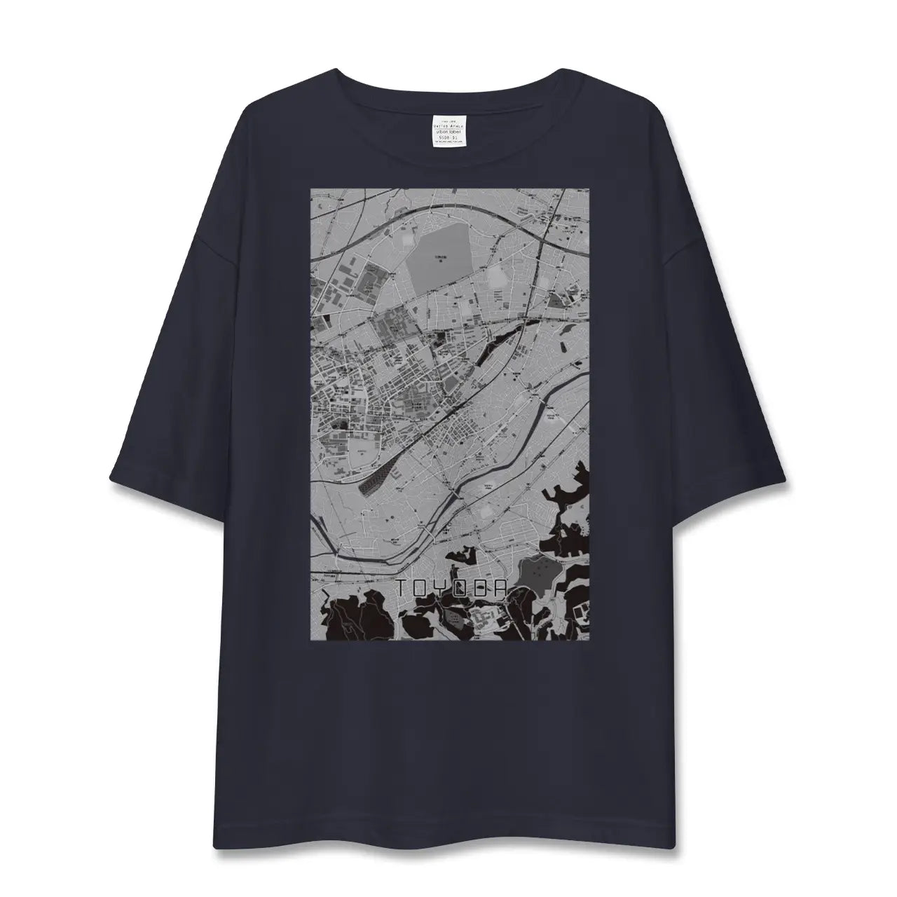 【豊田(東京都)】地図柄ビッグシルエットTシャツ