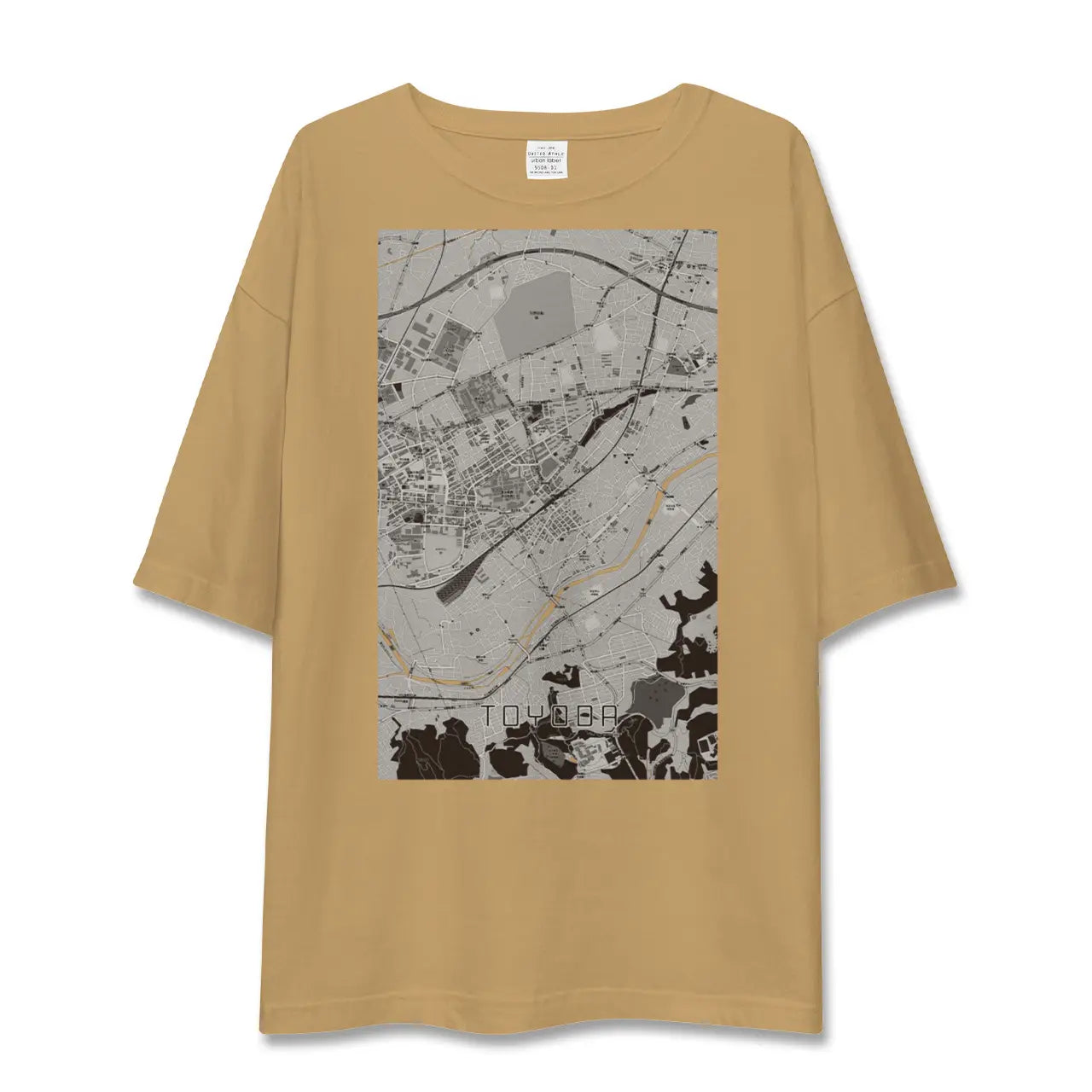 【豊田(東京都)】地図柄ビッグシルエットTシャツ