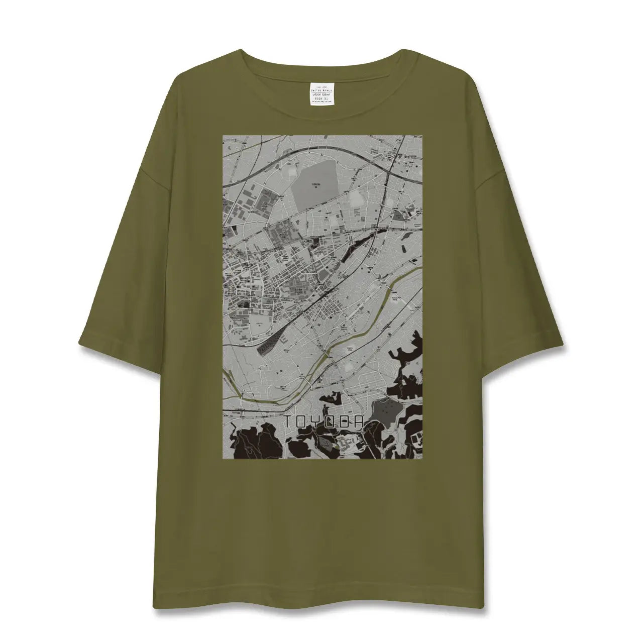 【豊田(東京都)】地図柄ビッグシルエットTシャツ