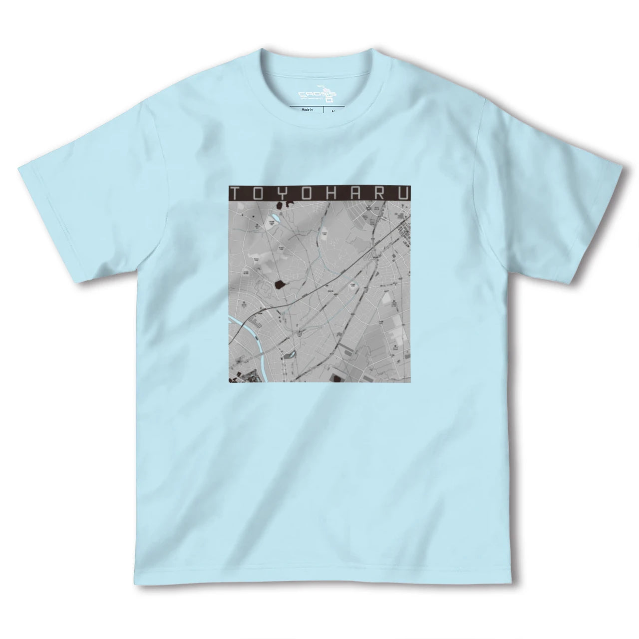 【豊春(埼玉県)】地図柄ヘビーウェイトTシャツ