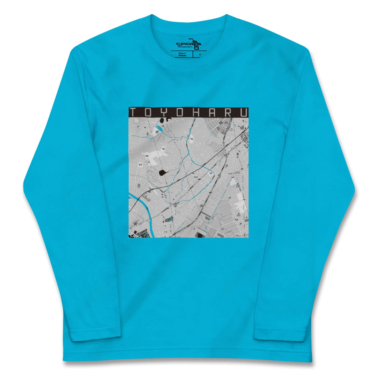 【豊春(埼玉県)】地図柄ロングスリーブTシャツ