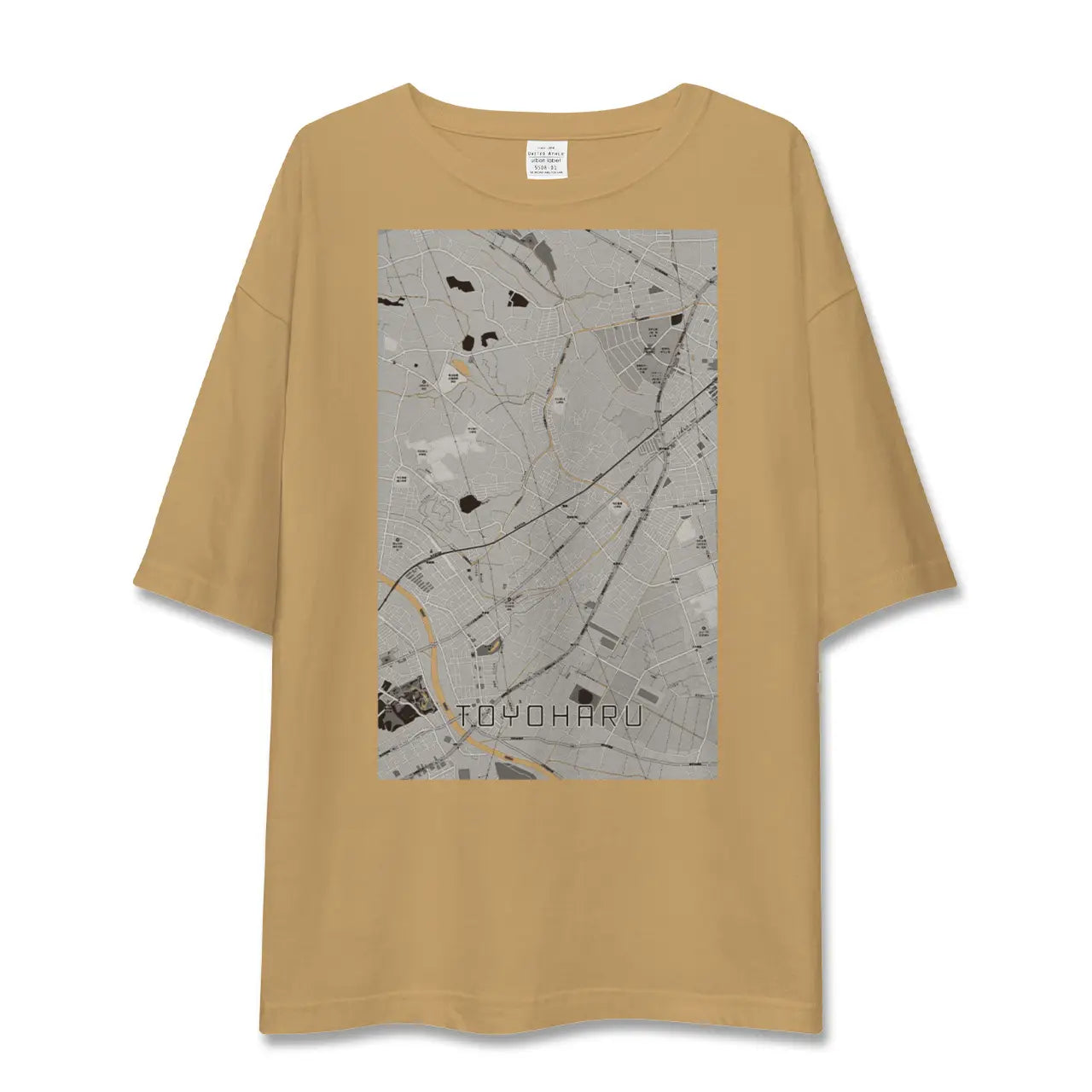 【豊春(埼玉県)】地図柄ビッグシルエットTシャツ