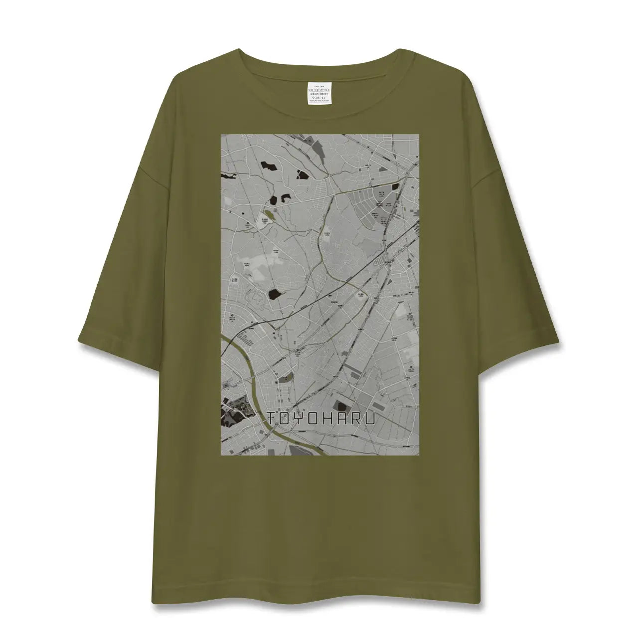 【豊春(埼玉県)】地図柄ビッグシルエットTシャツ