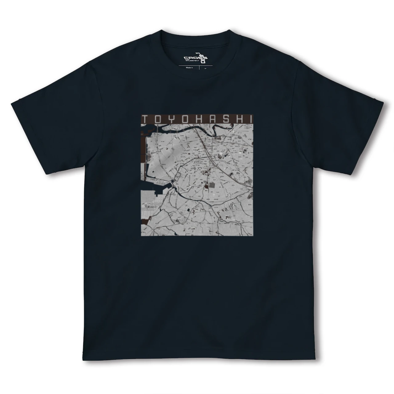 【豊橋(愛知県)】地図柄ヘビーウェイトTシャツ