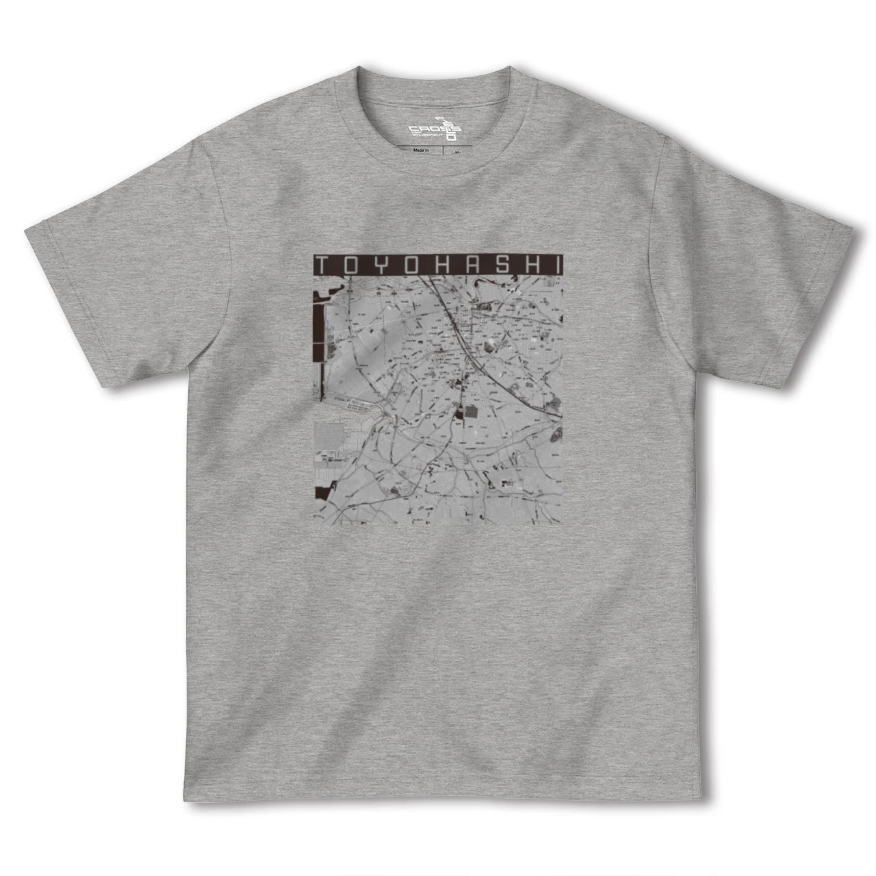 【豊橋(愛知県)】地図柄ヘビーウェイトTシャツ
