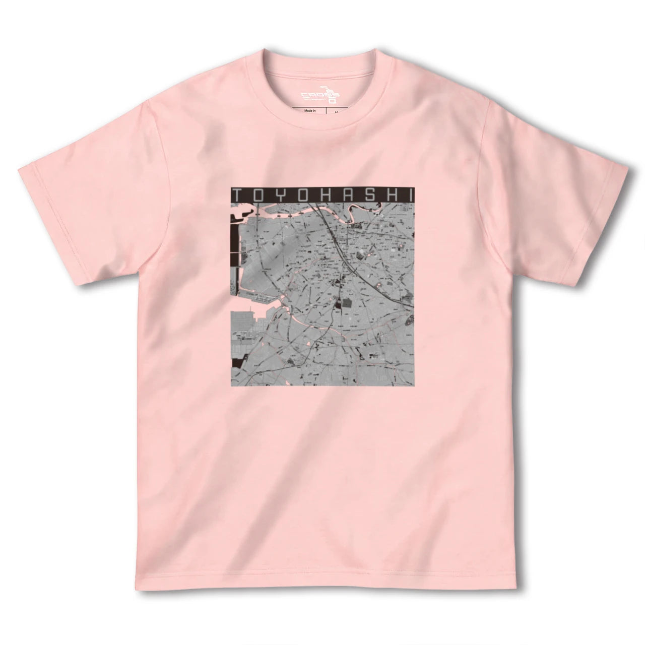 【豊橋(愛知県)】地図柄ヘビーウェイトTシャツ