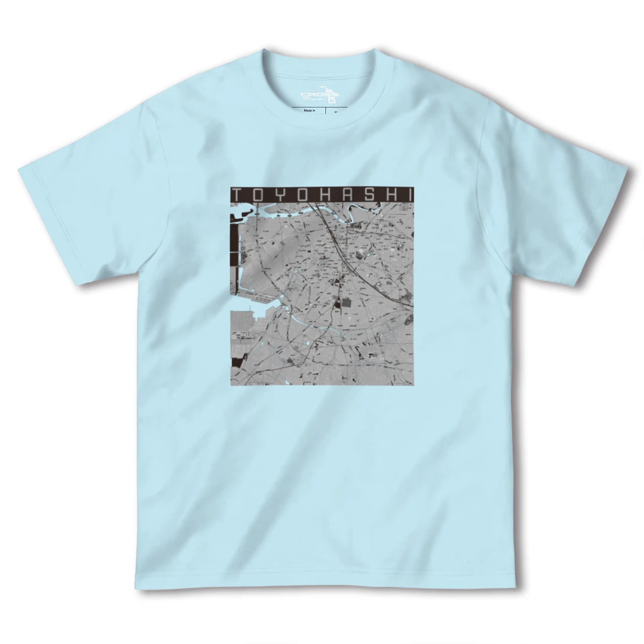 【豊橋(愛知県)】地図柄ヘビーウェイトTシャツ