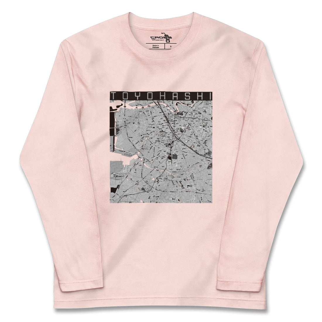 【豊橋(愛知県)】地図柄ロングスリーブTシャツ