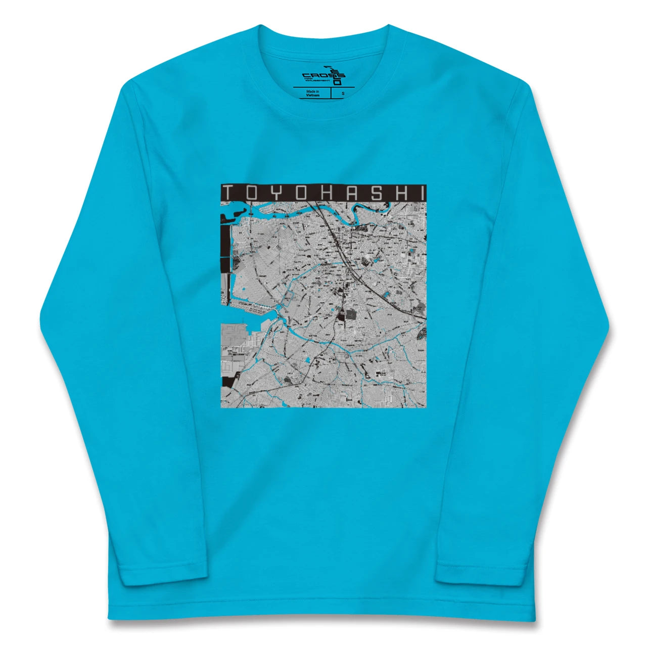 【豊橋(愛知県)】地図柄ロングスリーブTシャツ