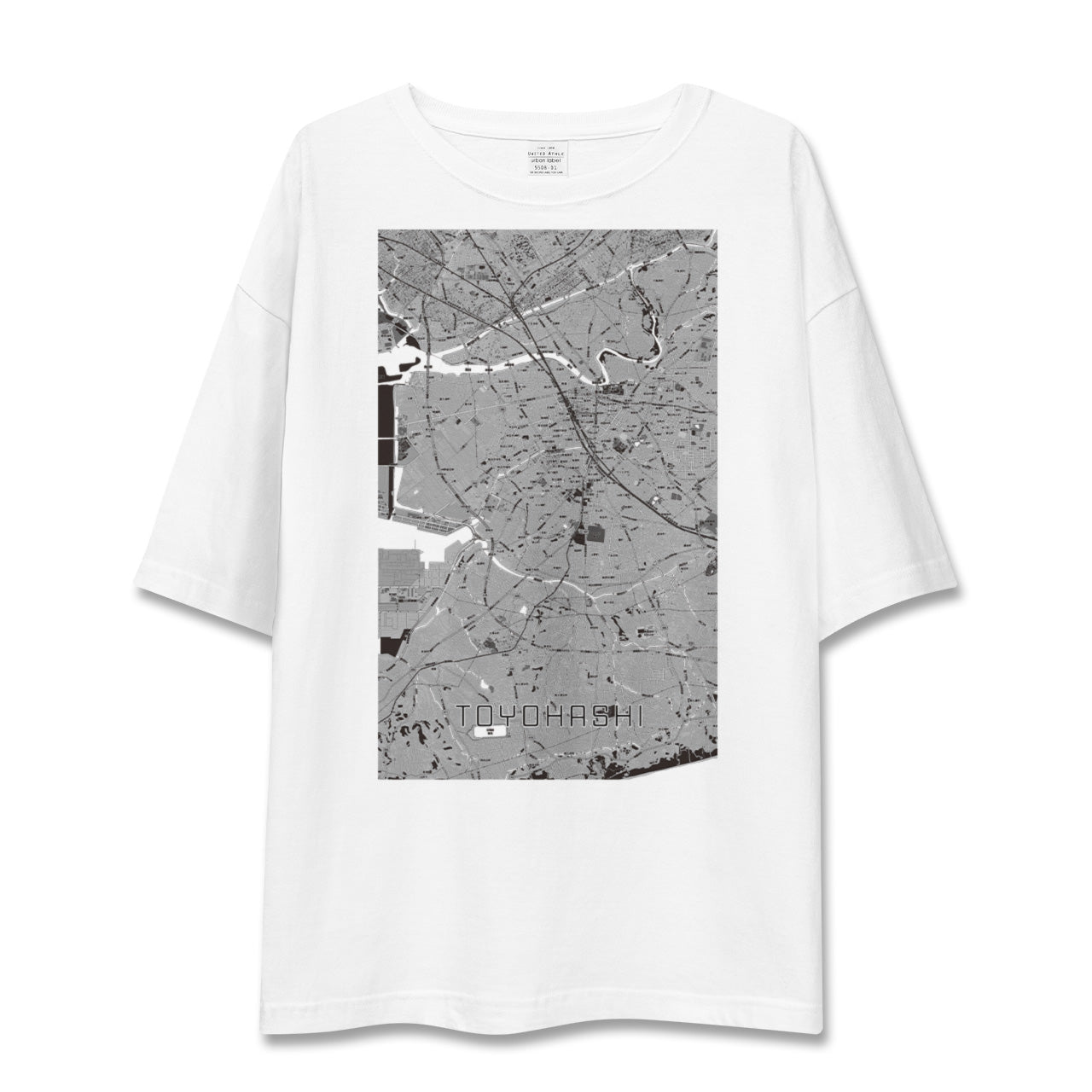 【豊橋(愛知県)】地図柄ビッグシルエットTシャツ