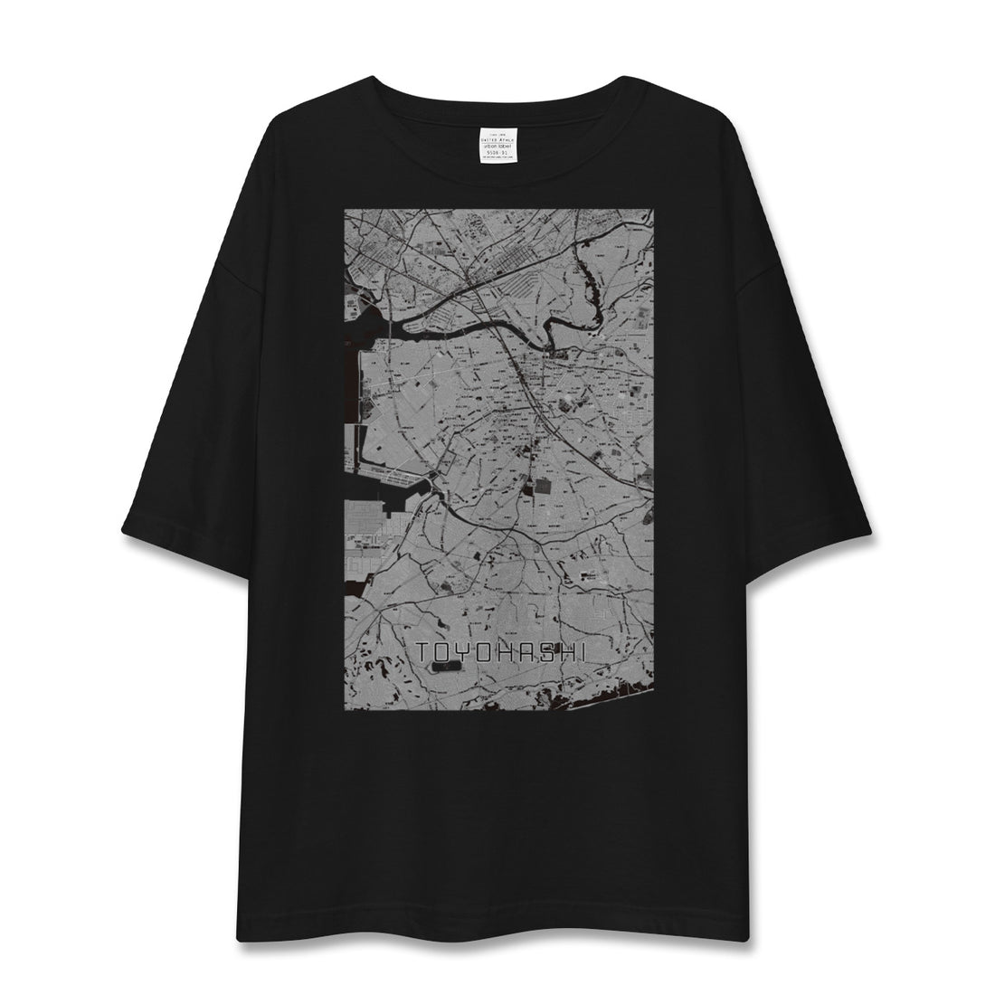 【豊橋(愛知県)】地図柄ビッグシルエットTシャツ