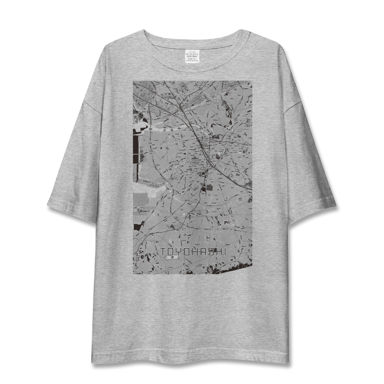【豊橋(愛知県)】地図柄ビッグシルエットTシャツ