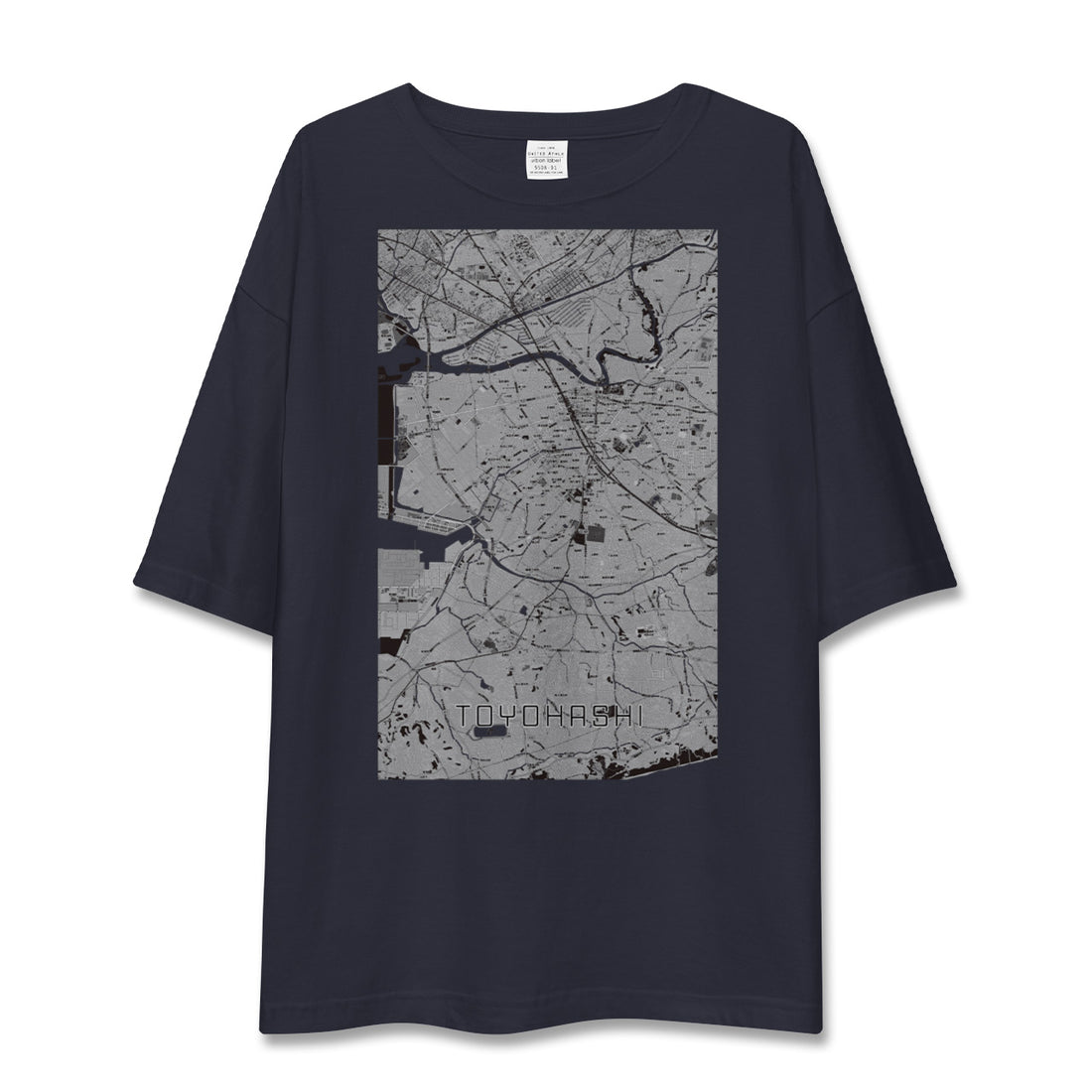 【豊橋(愛知県)】地図柄ビッグシルエットTシャツ