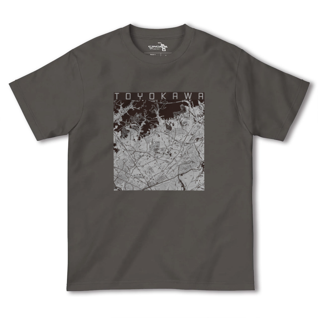 【豊川(愛知県)】地図柄ヘビーウェイトTシャツ