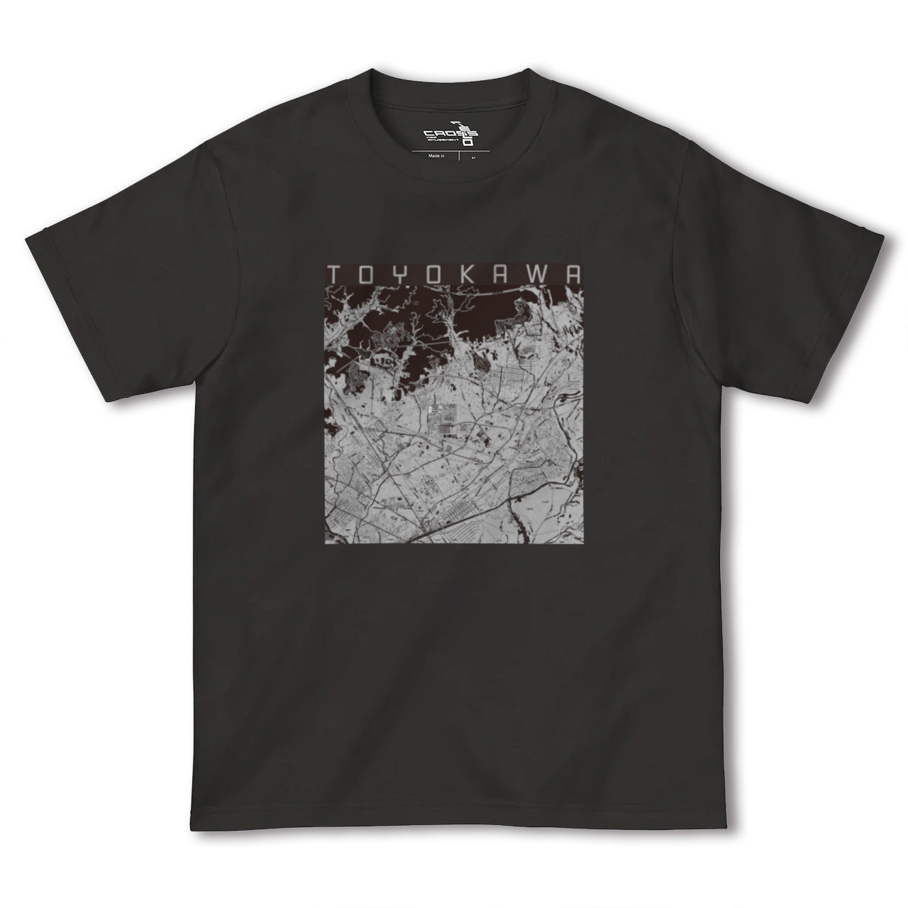 【豊川(愛知県)】地図柄ヘビーウェイトTシャツ