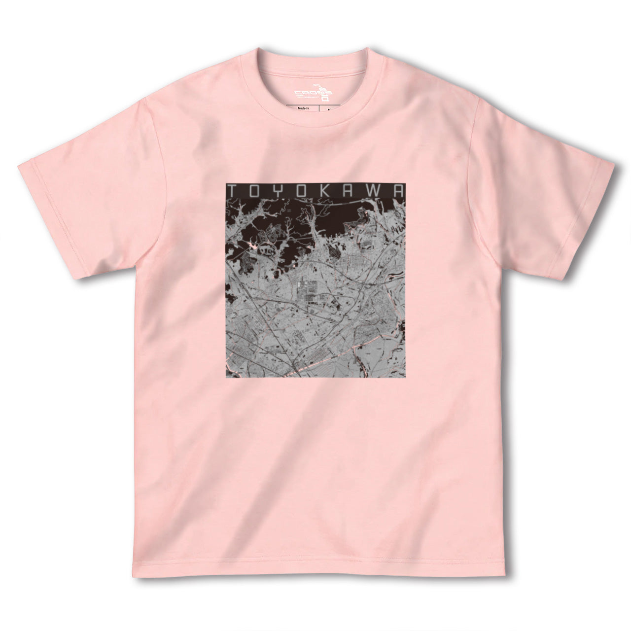 【豊川(愛知県)】地図柄ヘビーウェイトTシャツ