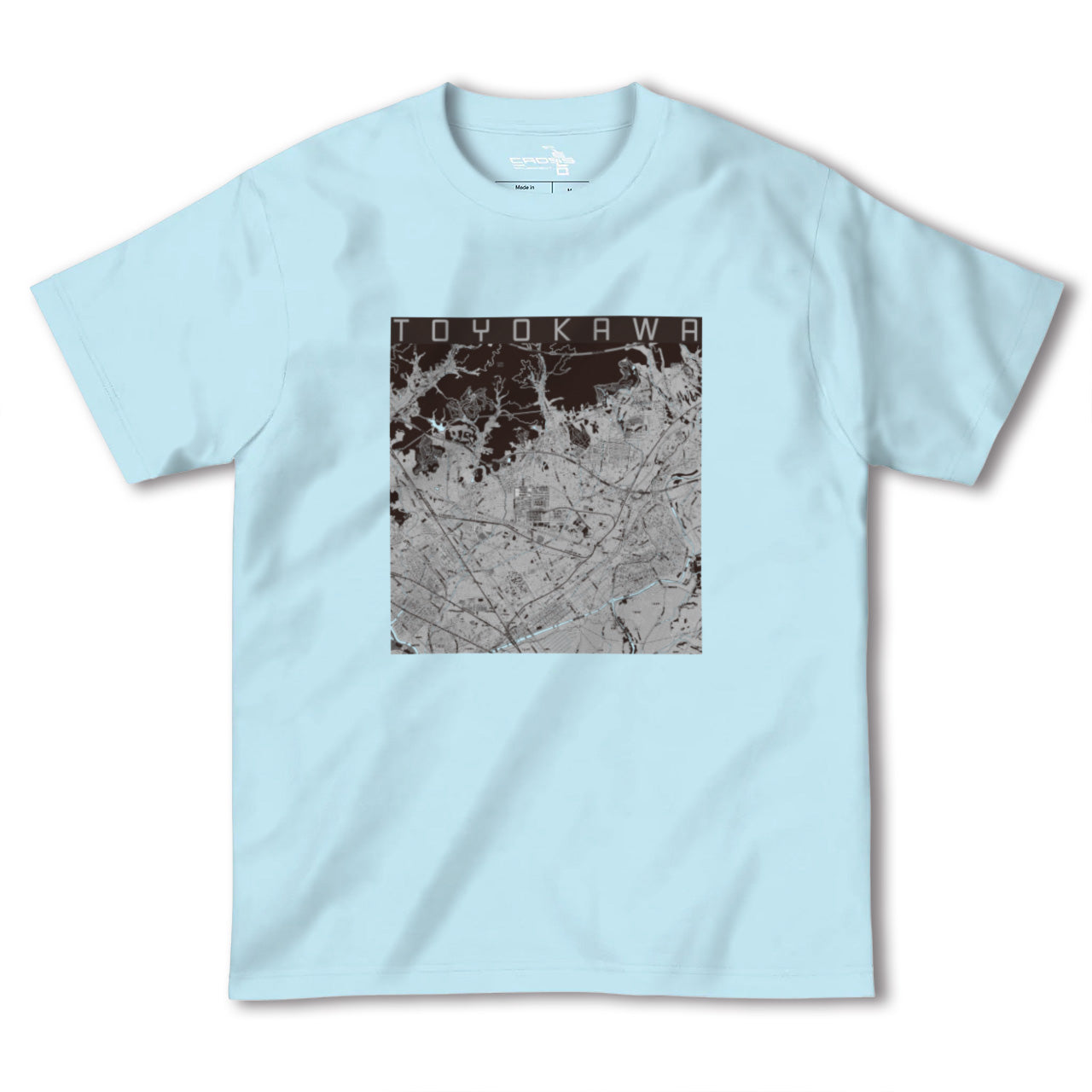 【豊川(愛知県)】地図柄ヘビーウェイトTシャツ