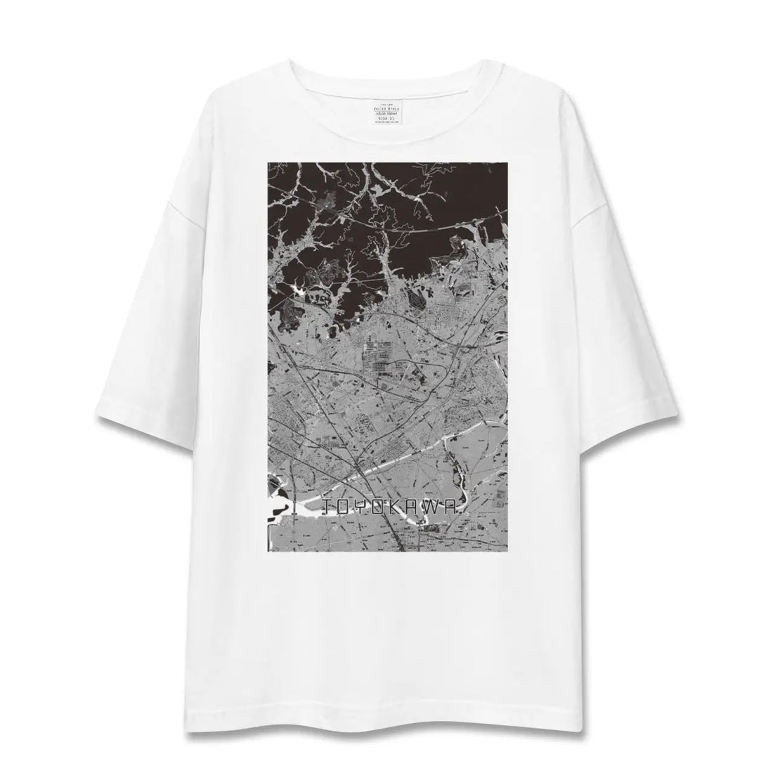 【豊川(愛知県)】地図柄ビッグシルエットTシャツ