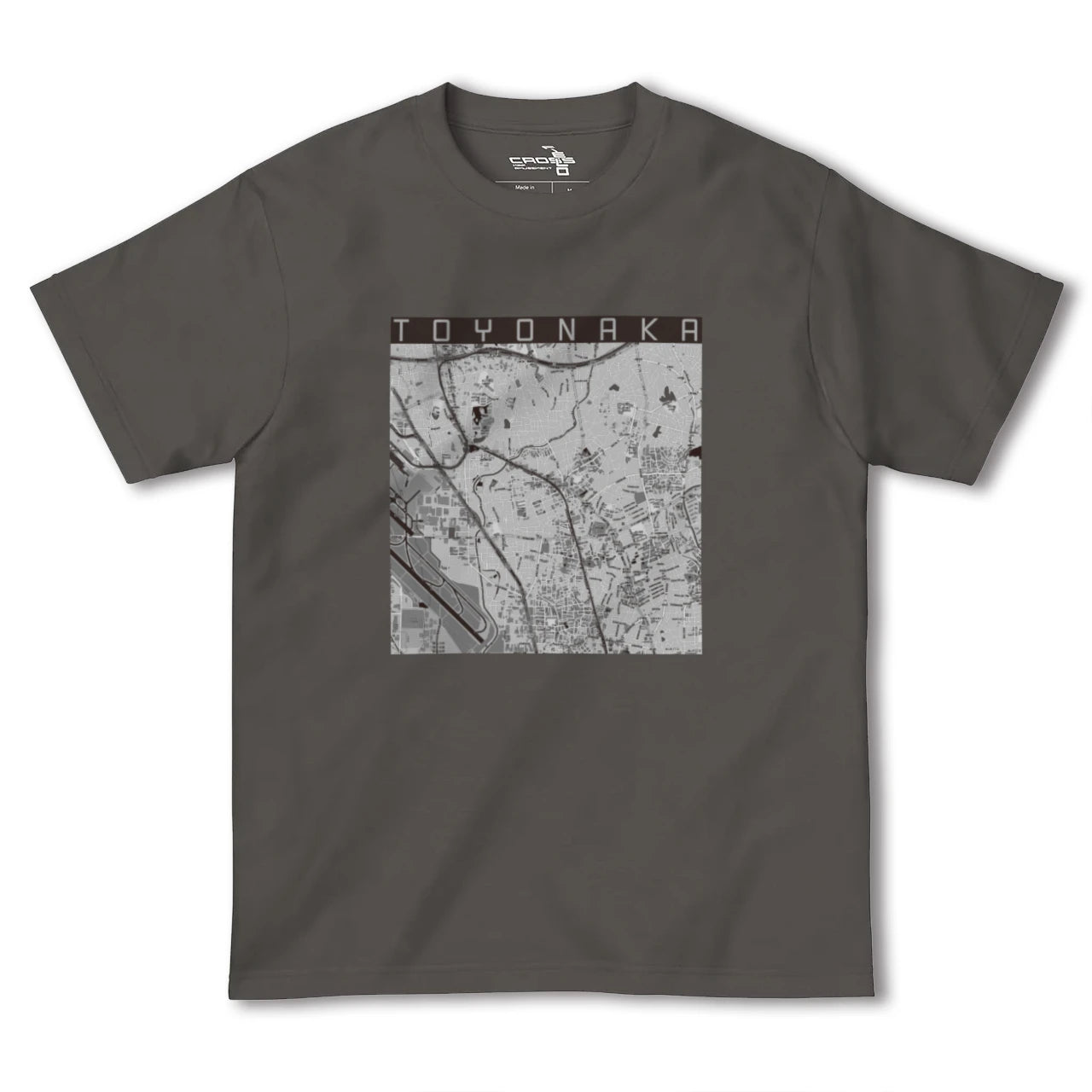 【豊中(大阪府)】地図柄ヘビーウェイトTシャツ