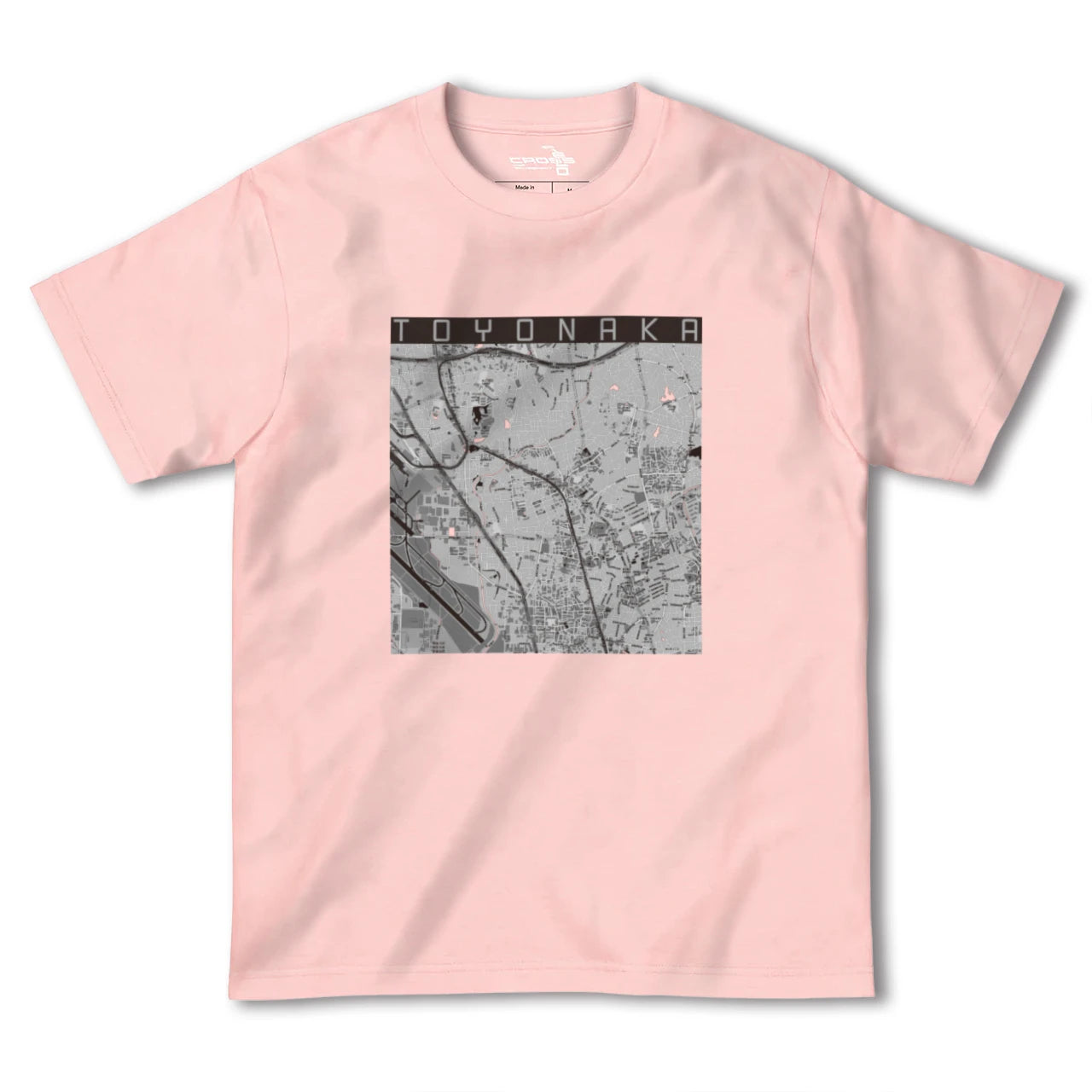 【豊中(大阪府)】地図柄ヘビーウェイトTシャツ