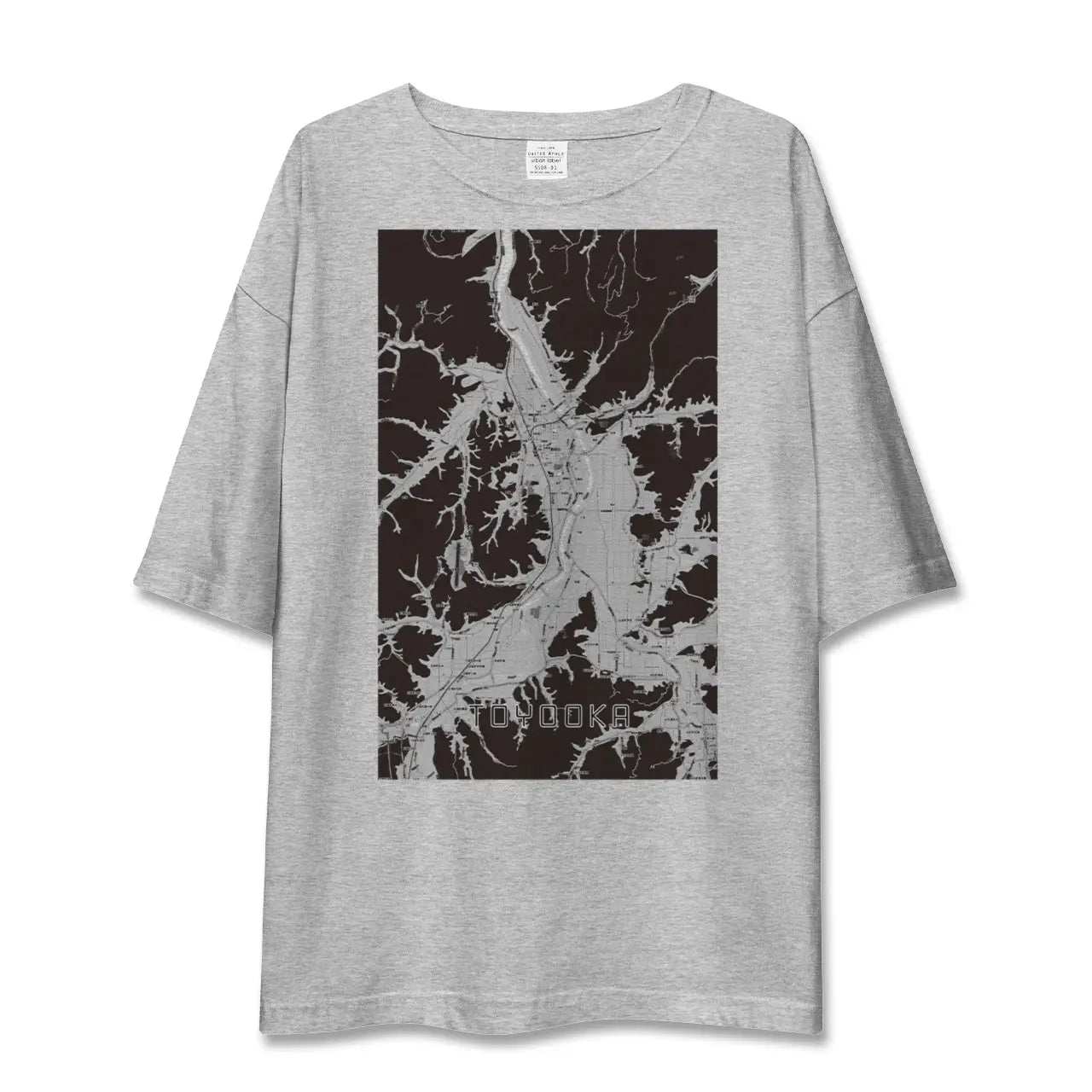 【豊岡(兵庫県)】地図柄ビッグシルエットTシャツ
