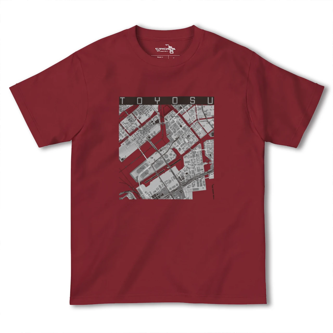 【豊洲(東京都)】地図柄ヘビーウェイトTシャツ