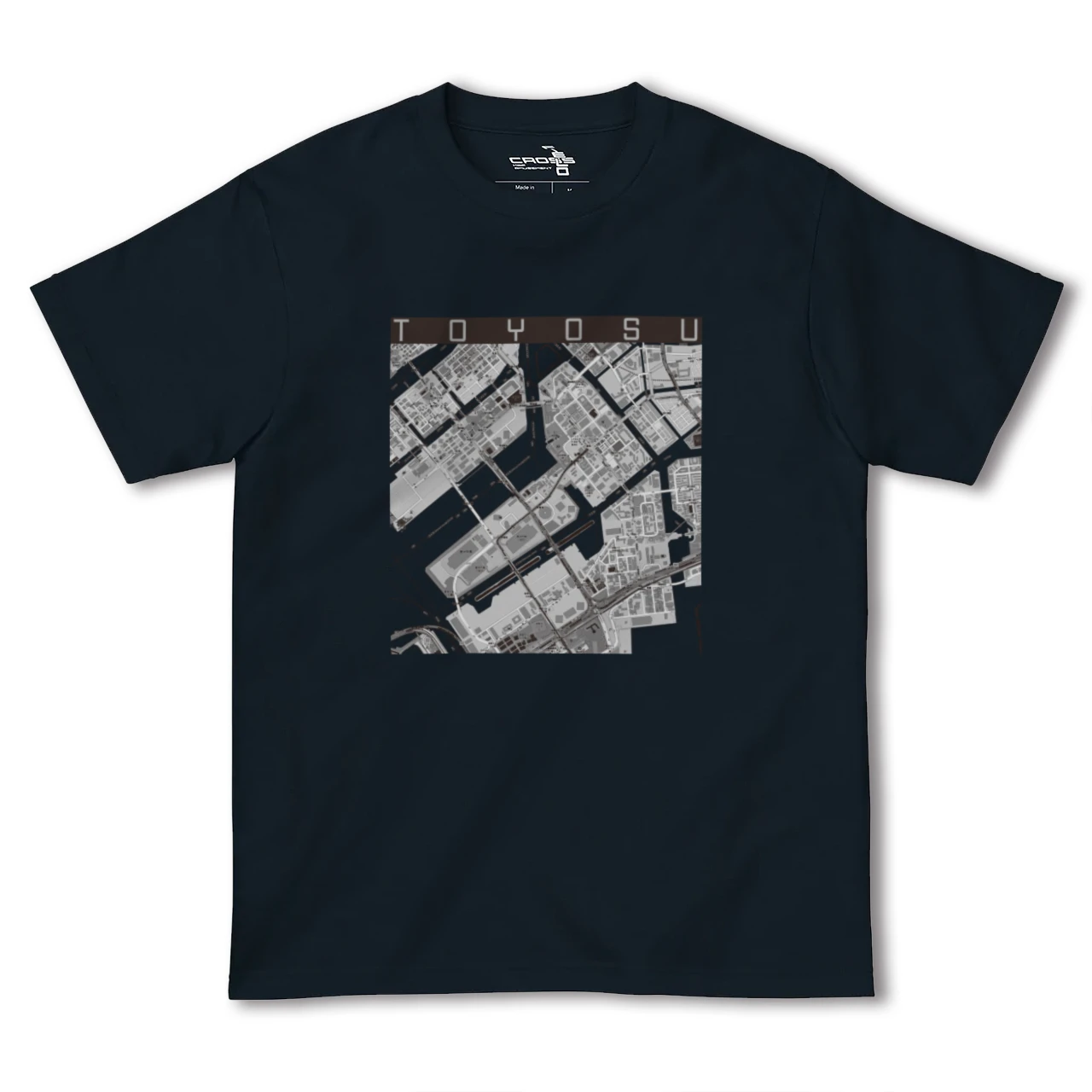 【豊洲(東京都)】地図柄ヘビーウェイトTシャツ