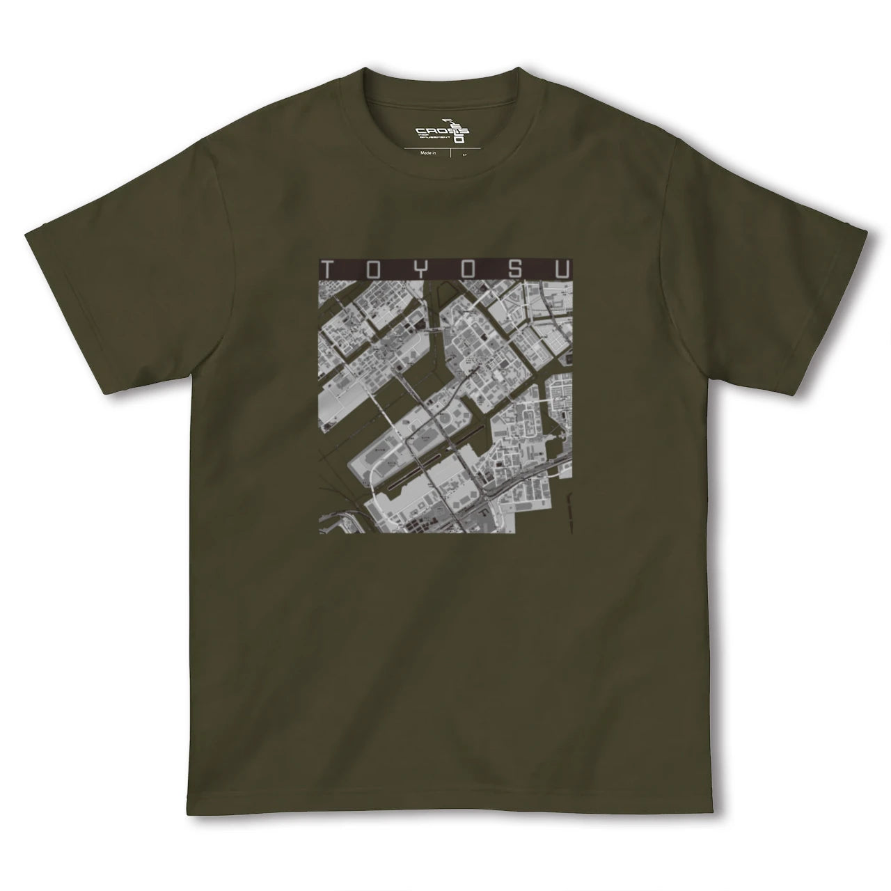 【豊洲(東京都)】地図柄ヘビーウェイトTシャツ