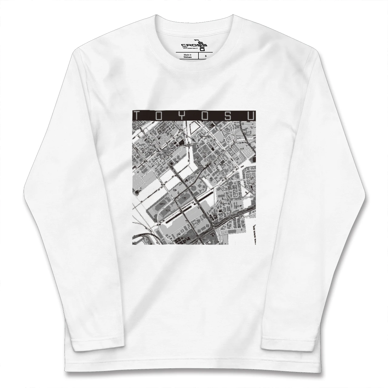 【豊洲(東京都)】地図柄ロングスリーブTシャツ