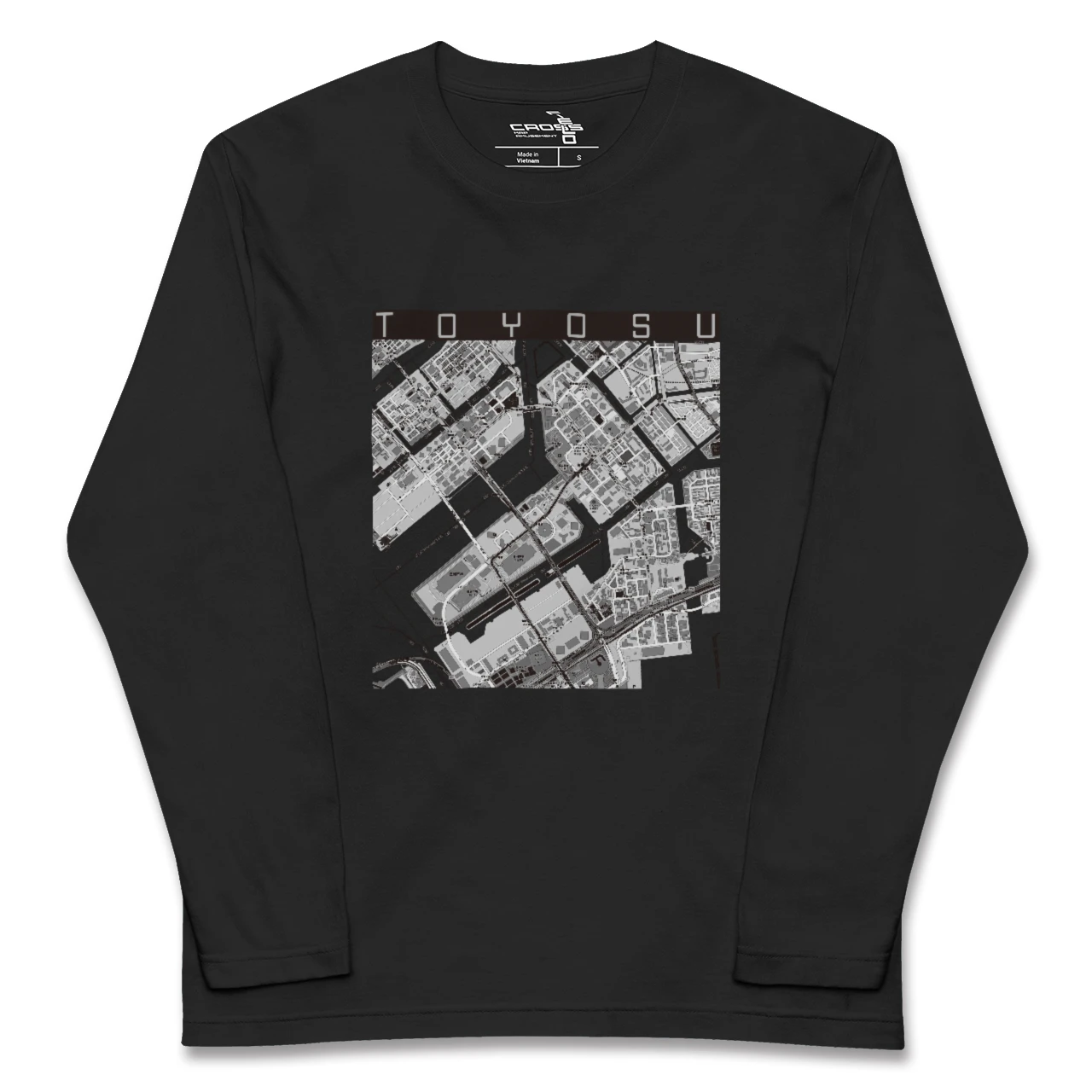 【豊洲(東京都)】地図柄ロングスリーブTシャツ