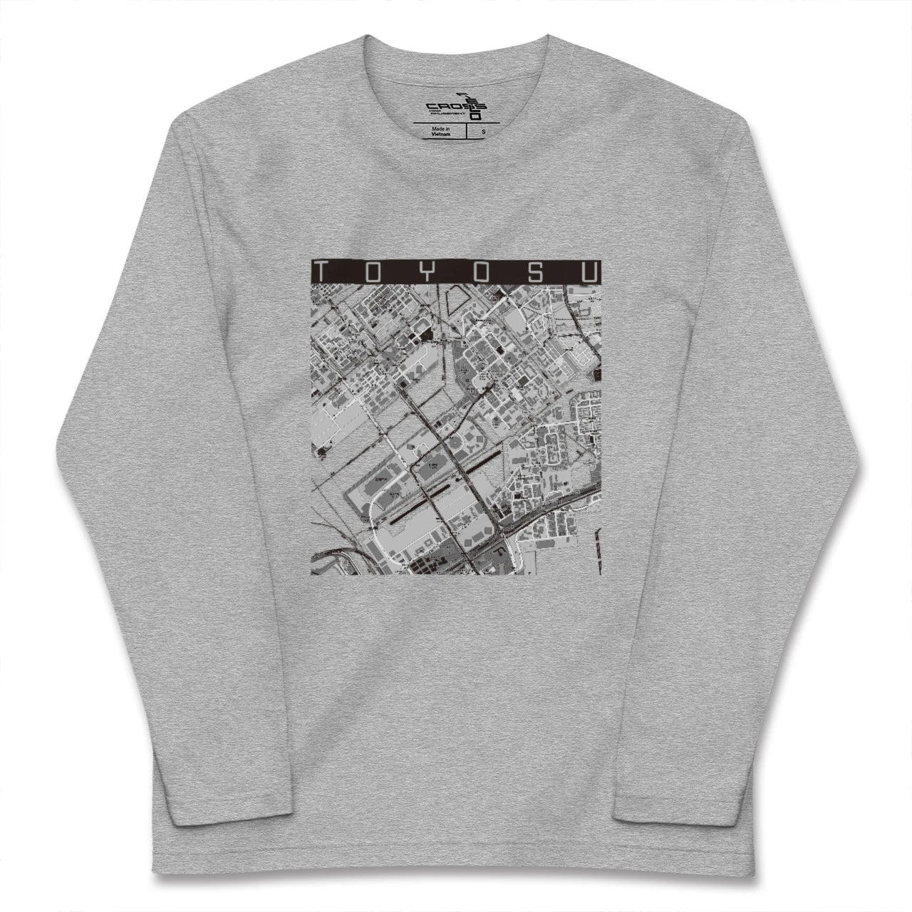 【豊洲(東京都)】地図柄ロングスリーブTシャツ