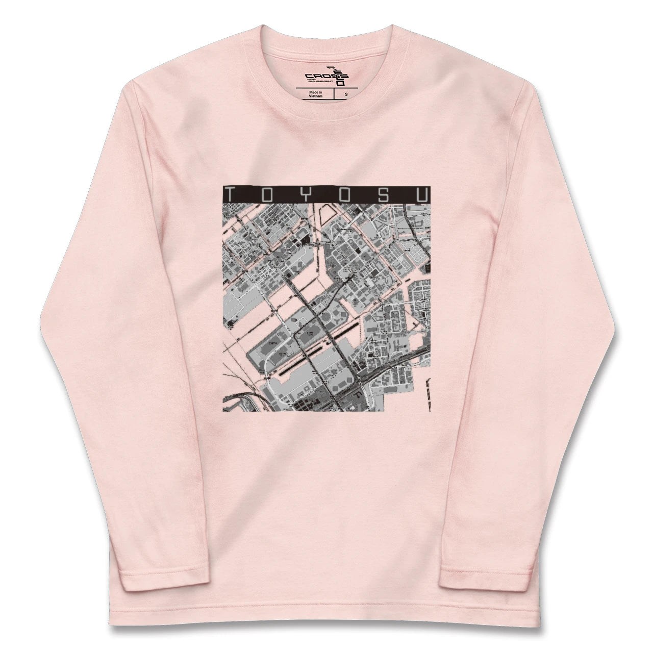 【豊洲(東京都)】地図柄ロングスリーブTシャツ