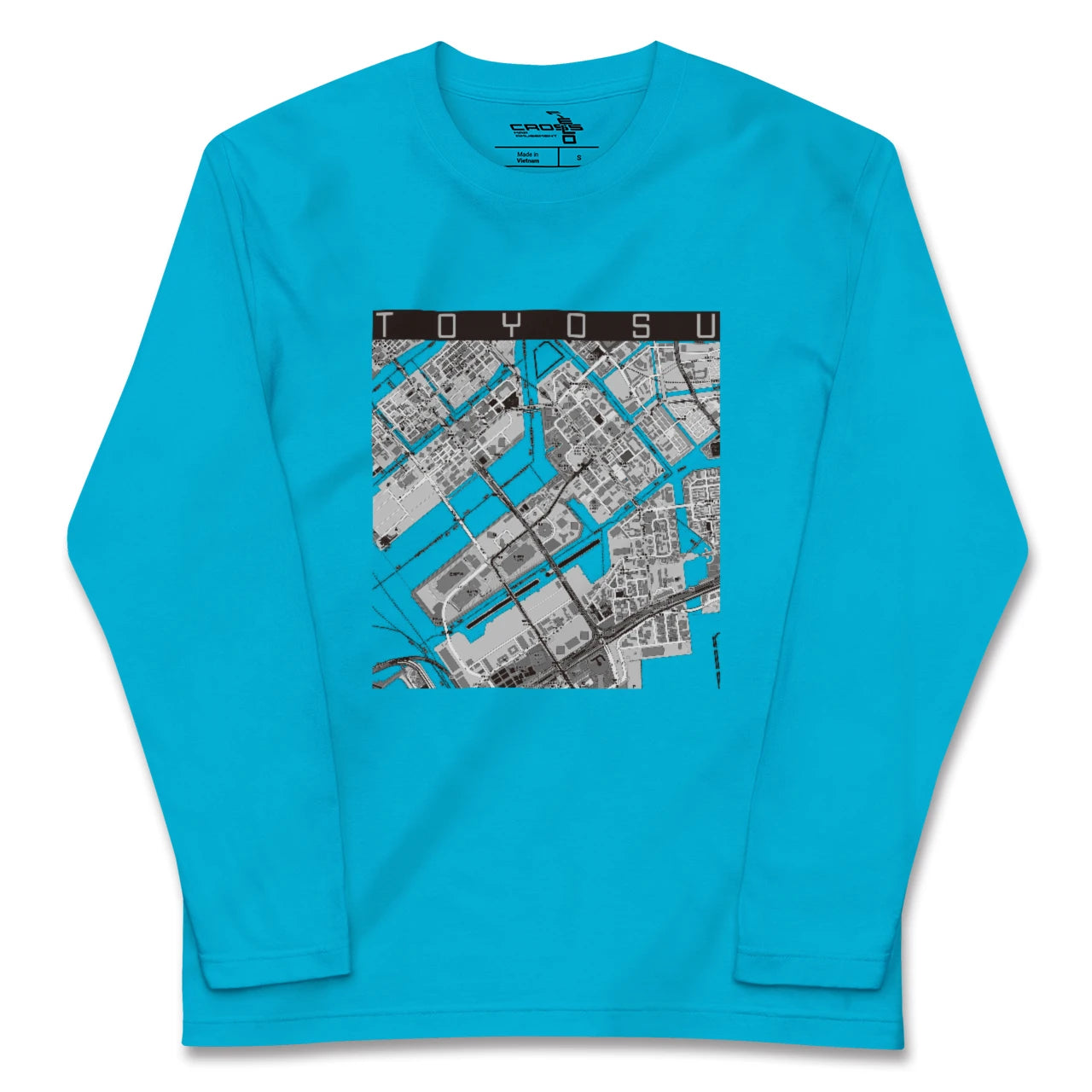 【豊洲(東京都)】地図柄ロングスリーブTシャツ