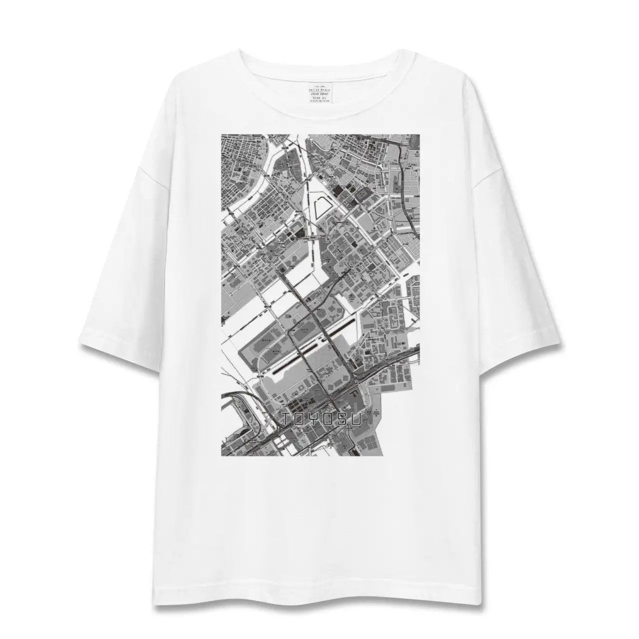 【豊洲(東京都)】地図柄ビッグシルエットTシャツ
