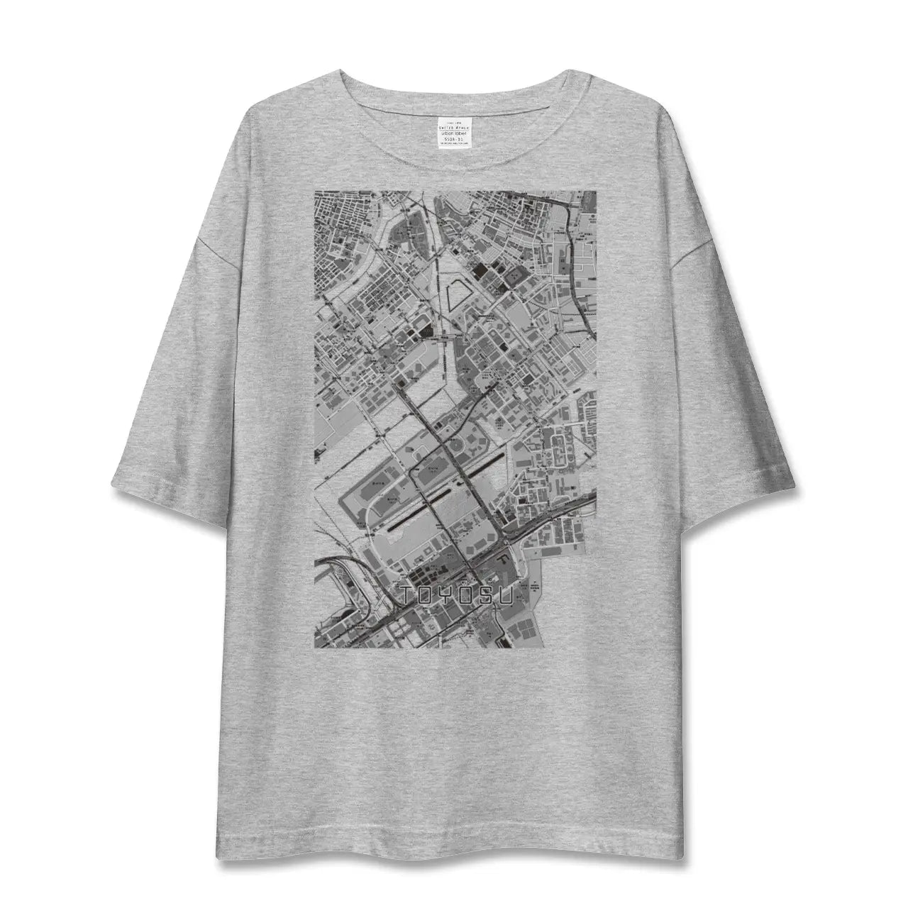 【豊洲(東京都)】地図柄ビッグシルエットTシャツ