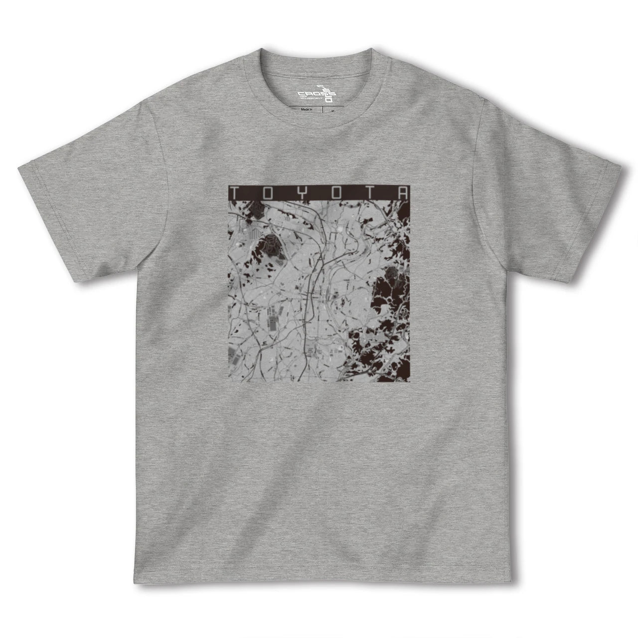 【豊田(愛知県)(愛知県)】地図柄ヘビーウェイトTシャツ