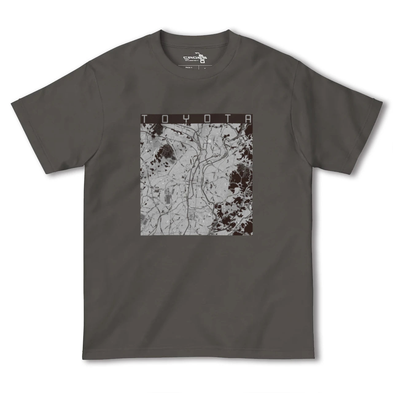 【豊田(愛知県)(愛知県)】地図柄ヘビーウェイトTシャツ