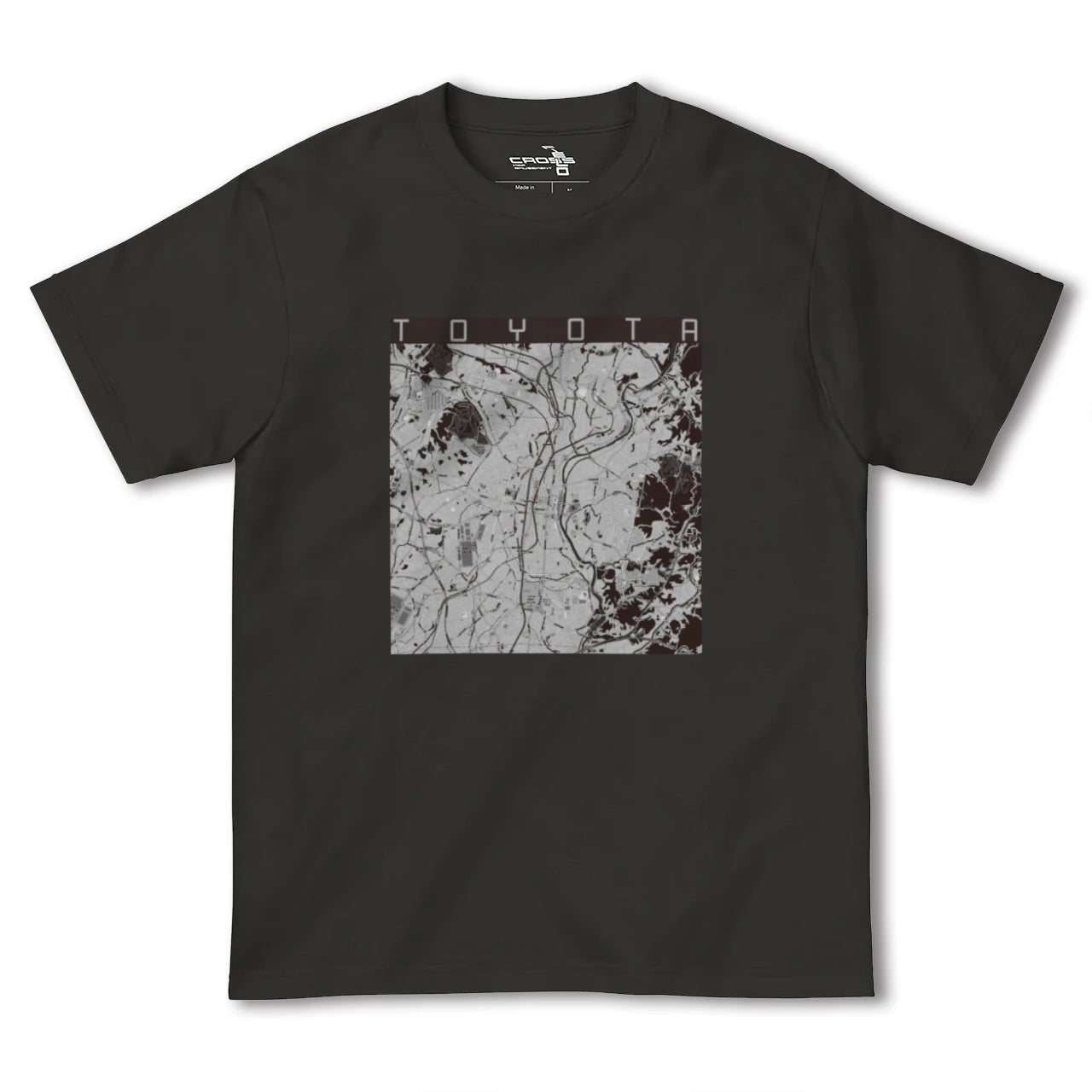 【豊田(愛知県)(愛知県)】地図柄ヘビーウェイトTシャツ