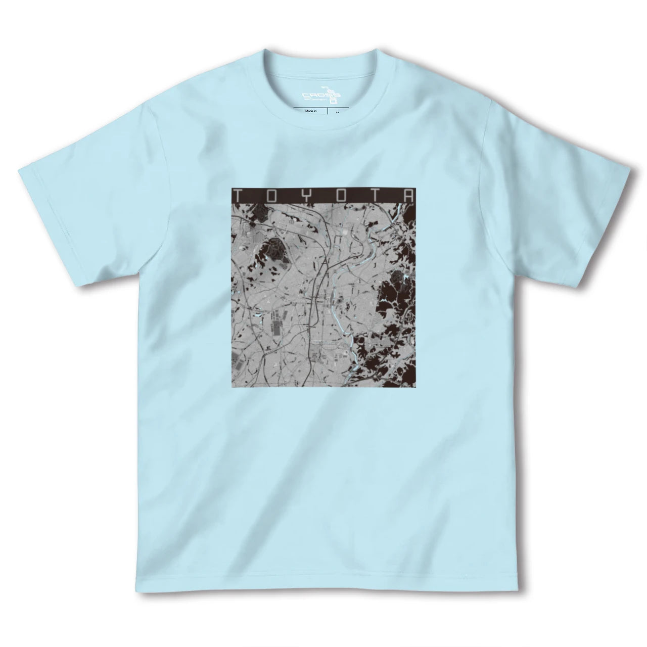 【豊田(愛知県)(愛知県)】地図柄ヘビーウェイトTシャツ