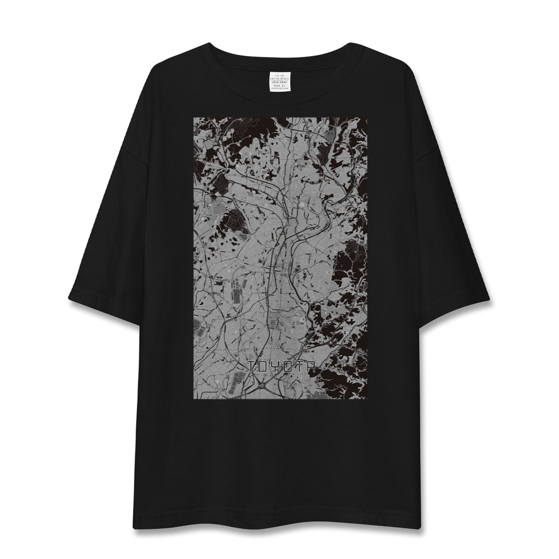 【豊田(愛知県)】地図柄ビッグシルエットTシャツ