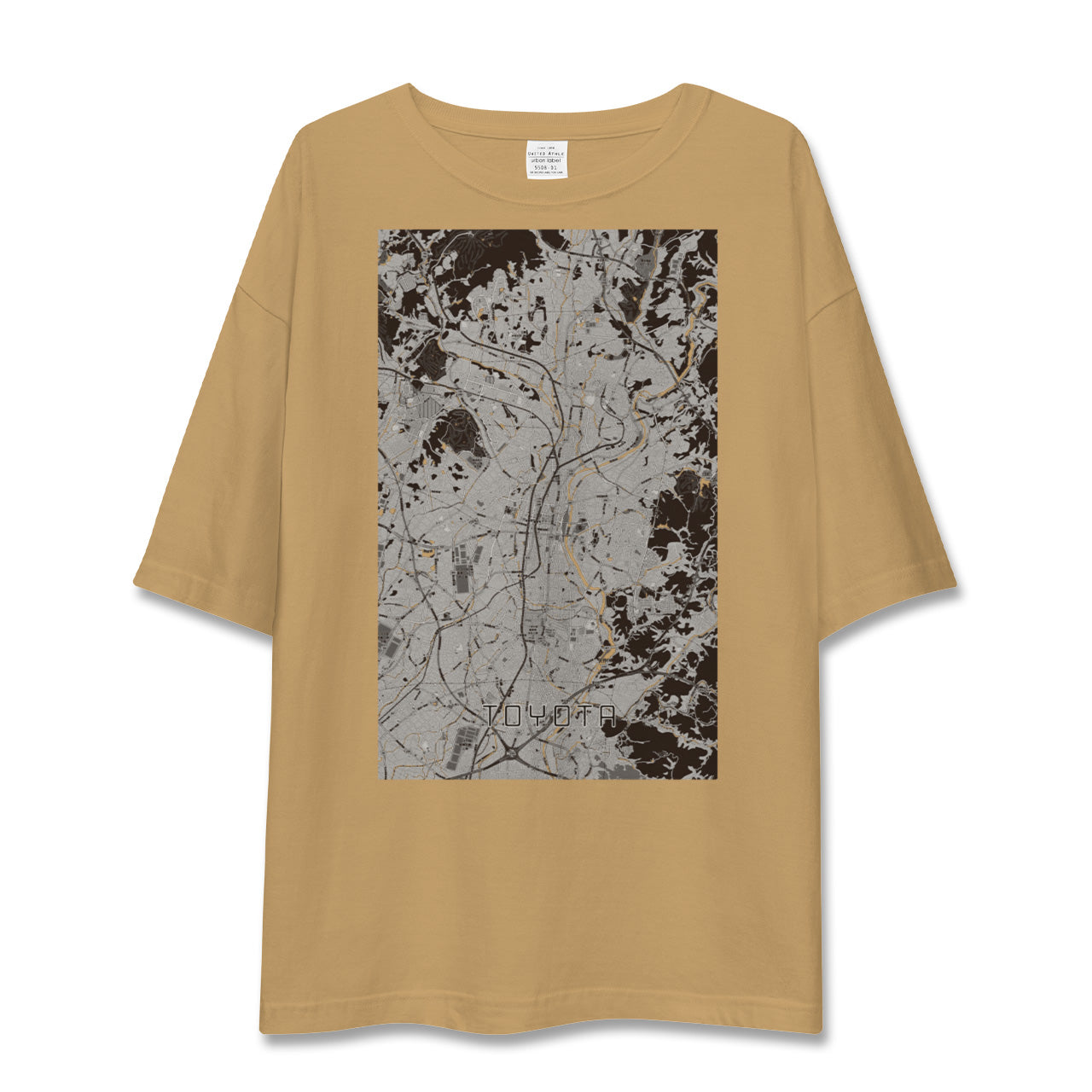 【豊田(愛知県)】地図柄ビッグシルエットTシャツ
