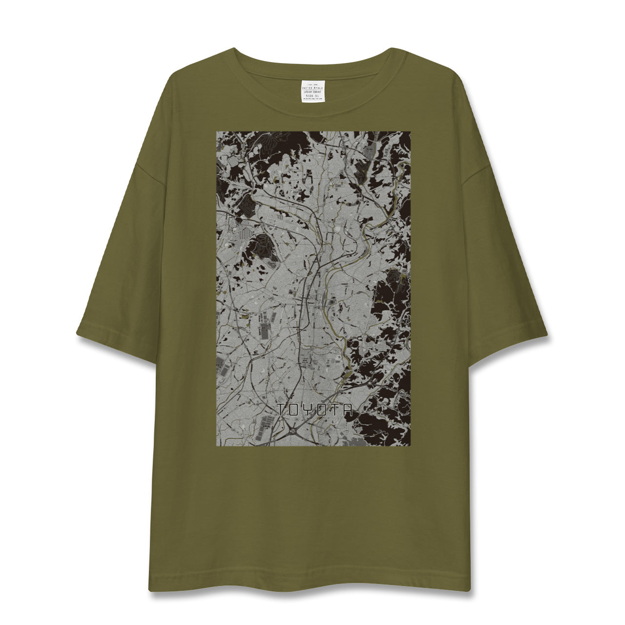 【豊田(愛知県)】地図柄ビッグシルエットTシャツ