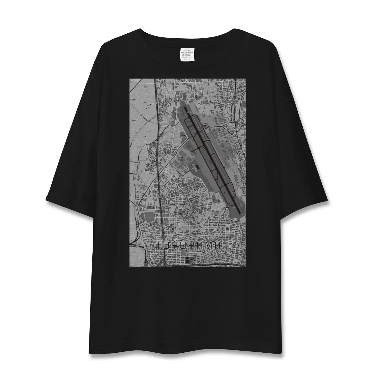 【豊山(愛知県)】地図柄ビッグシルエットTシャツ