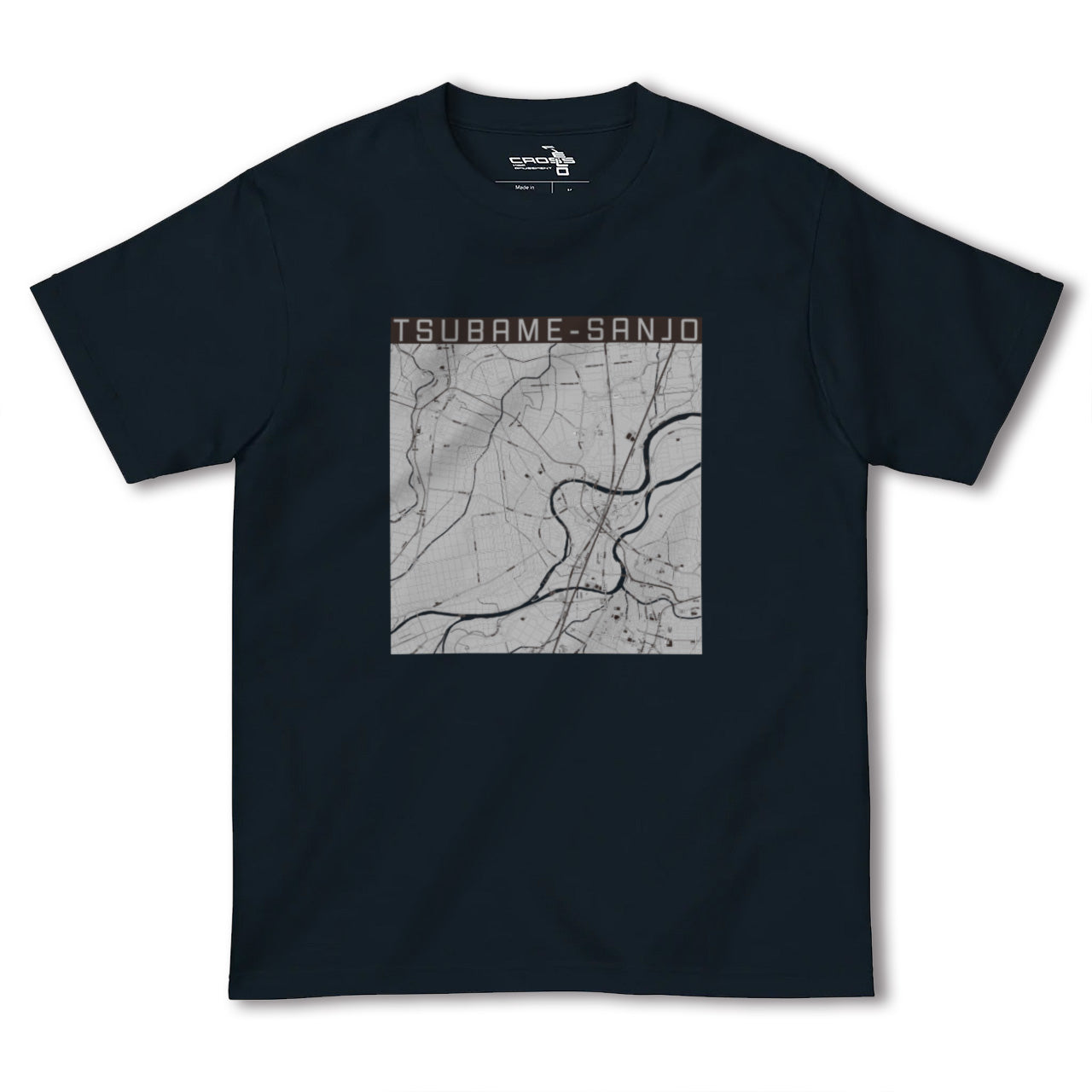 【燕三条(新潟県)】地図柄ヘビーウェイトTシャツ
