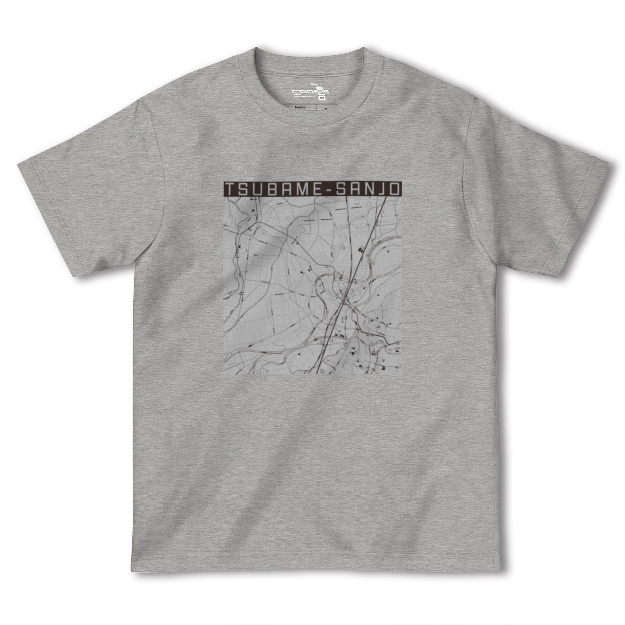 【燕三条(新潟県)】地図柄ヘビーウェイトTシャツ