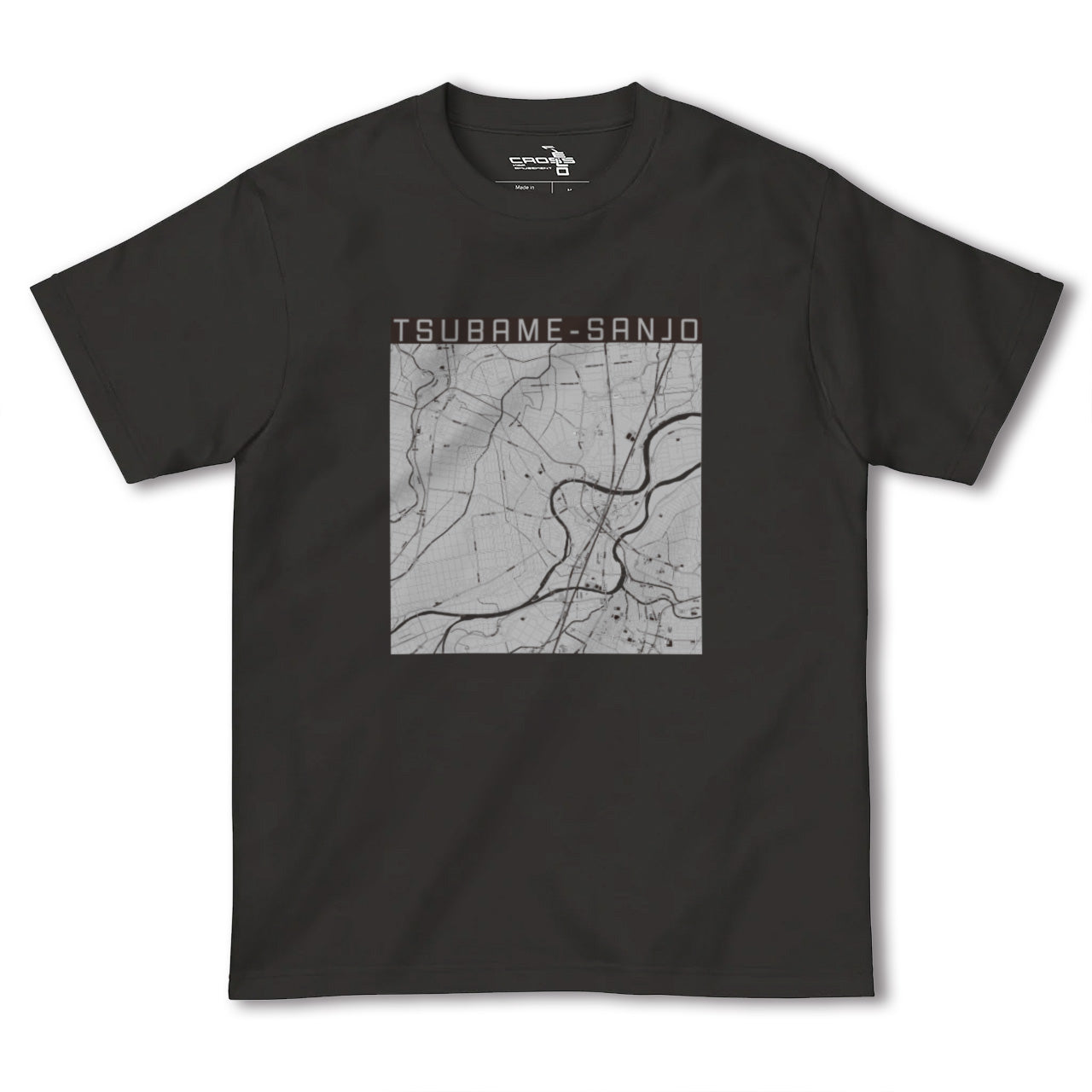 【燕三条(新潟県)】地図柄ヘビーウェイトTシャツ