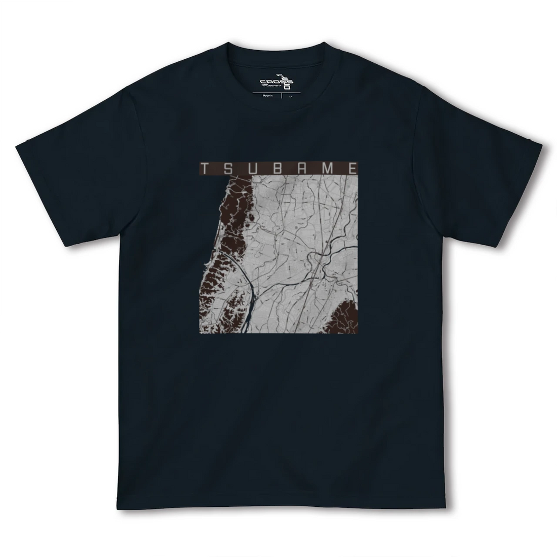 【燕(新潟県)】地図柄ヘビーウェイトTシャツ